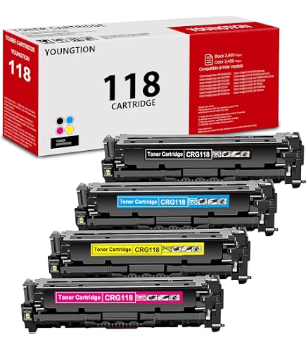 Amazon.com: Canon Genuine Toner Bundle 118 2660B021 4 Pack 1 Each